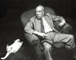 Escritores-y-sus-gatos-Jorge-Luis-Borges